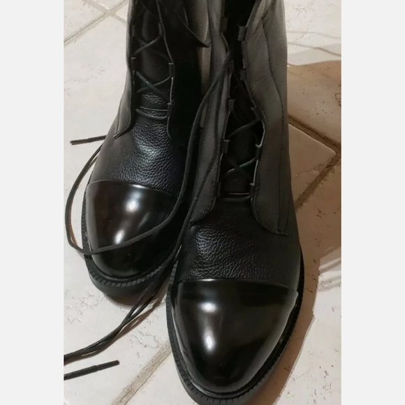 NEW Rosstyle stylish Mid Calf Boot Faux Leather Si - Picture 1 of 7